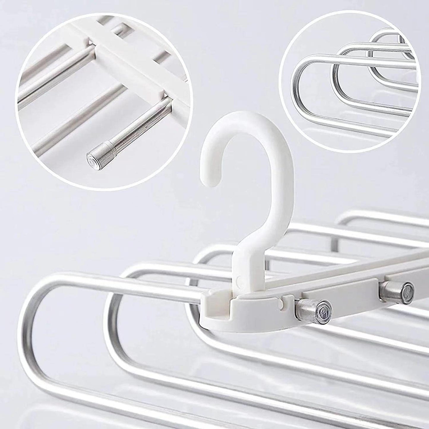5 in 1 Pant rack shelves ( Pack of 3)