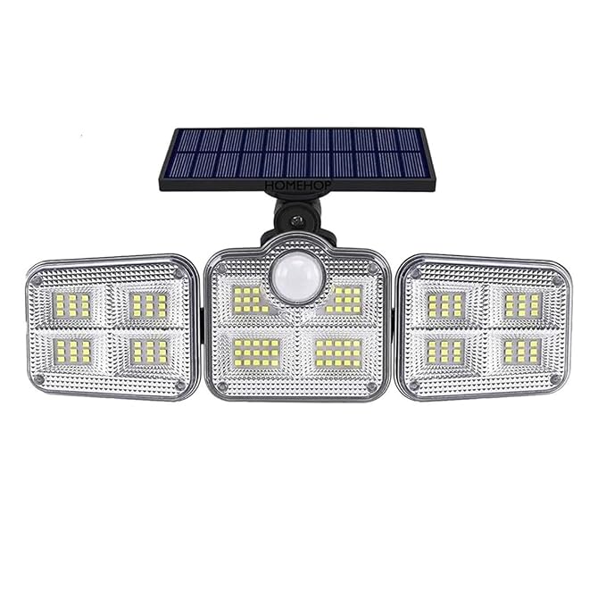 Solar Wall Lights Outdoor Home Waterproof Compound Wall Motion Sensor Garden Lamp for Driveway, Patio, Porch and Courtyard