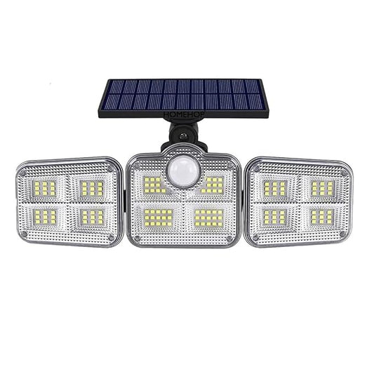 Solar Wall Lights Outdoor Home Waterproof Compound Wall Motion Sensor Garden Lamp for Driveway, Patio, Porch and Courtyard