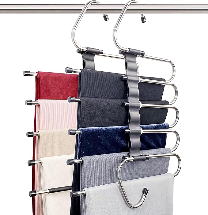 5 in 1 Pant rack shelves  ( Pack of 3)