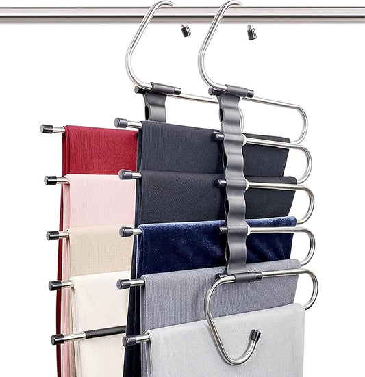 5 in 1 Pant rack shelves  ( Pack of 3)